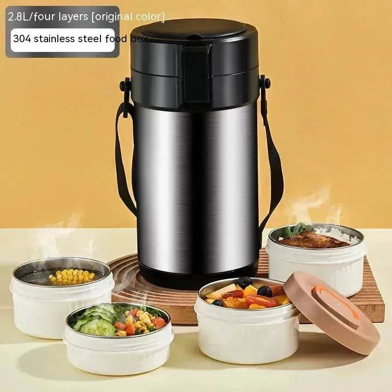 304 Stainless Steel Large Capacity Vacuum Thermal Insulated Lunch Box - Velora