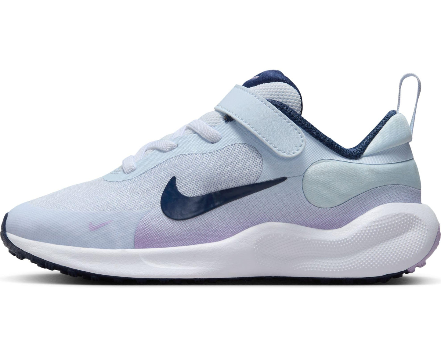 Nike Revolution 7 Mens Casual Shoes (FB7690-004Football Grey/Midnight Navy-Lilac Bloom) Size 13