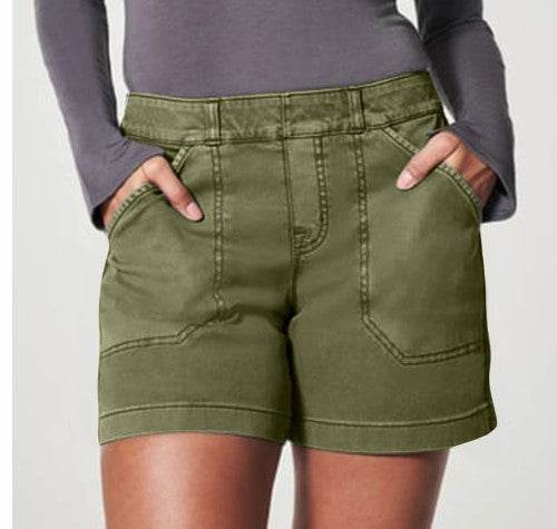 Women's High Waist Overalls Casual Pants Cotton And Linen Thin A- Line - Velora
