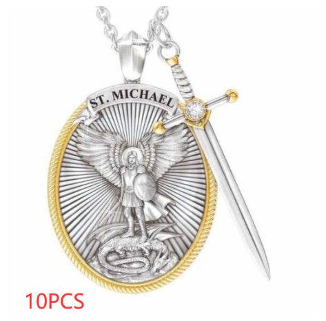 Protection Shield Western Mythology Faith Necklace - Velora