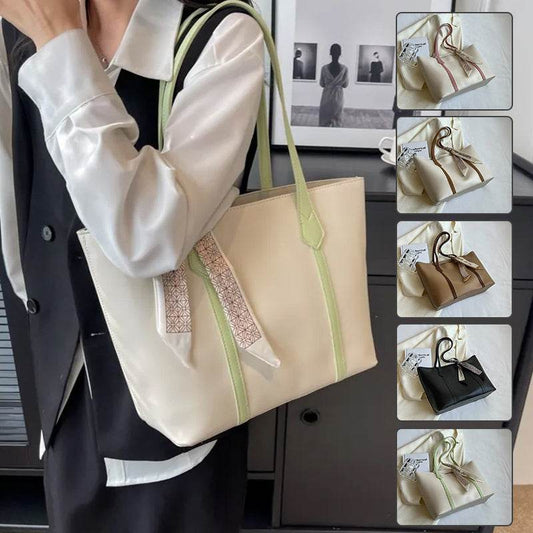 New And Simple Tote Bag Large Capacity Casual Versatile Bucket Fashion Shoulder Large-capacity Crossbody Bag - Velora