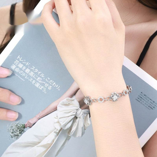 Sweet Delicate Flower Stitching Bracelet Female Ins Style - Velora