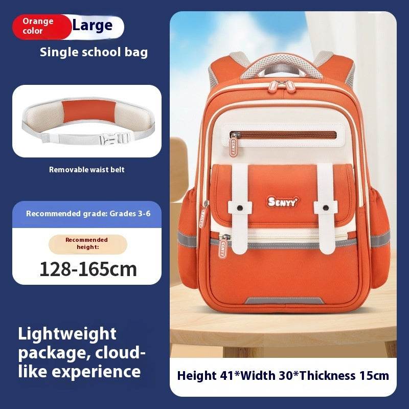 Cloud Style Kids Backpack – Primary School Unisex Bag - Velora