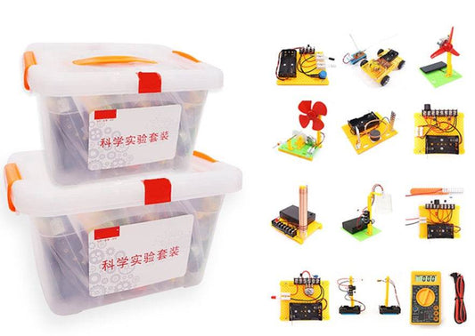 Handmade DIY Electronic Science Experiment Set Students Physical Puzzle - Velora