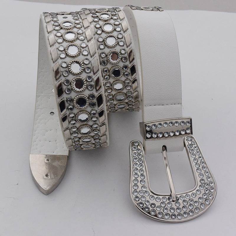 New Fashion Design Diamond-embedded Elegant Elegant Belt - Velora