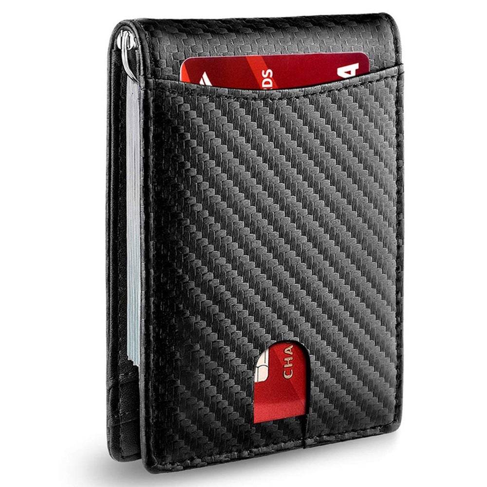Leather Multifunctional Card Sleeve Microfiber Wear-resistant Rfid Anti-theft Swiping - Velora