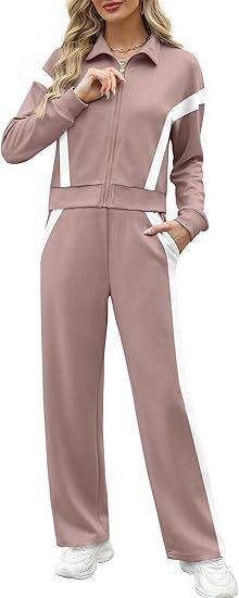 Sweatshirt Wide Leg Track Pants Sportswear - Velora