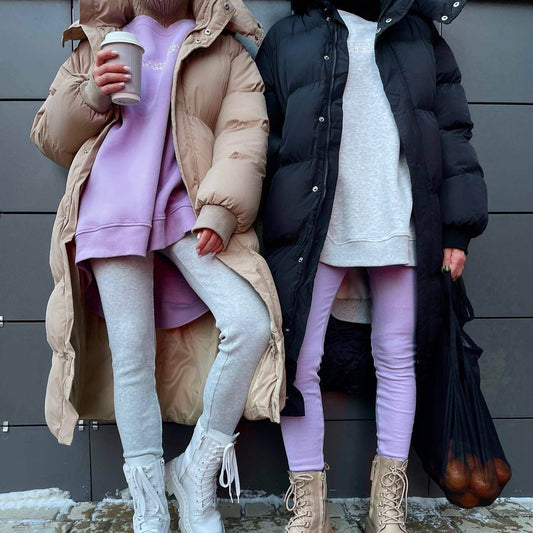 Women's Casual Fashion Autumn And Winter Long Loose-fitting Hoodie Long Sleeve Loose Casual Jacket Autumn Winter - Velora