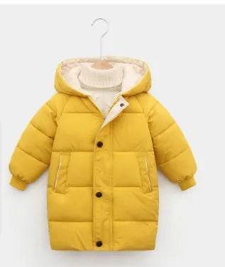 Children Winter Puffer Hoodie Windproof Jacket kids - Velora