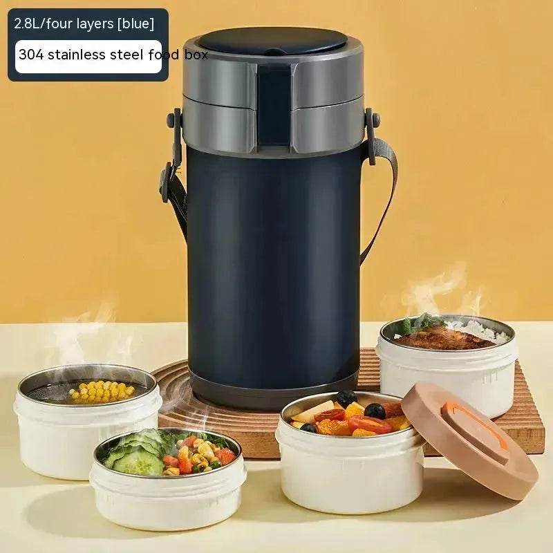 304 Stainless Steel Large Capacity Vacuum Thermal Insulated Lunch Box - Velora
