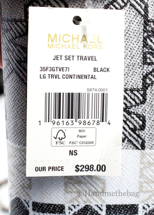 Michael Kors Signature Jet Set Continental Wristlet