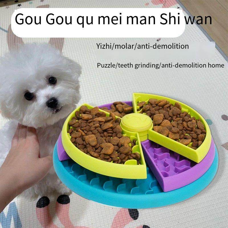 3 Layer Pet Dog Slow Feeder Bowl Anti Choking Puzzle feeder for Dog - Velora