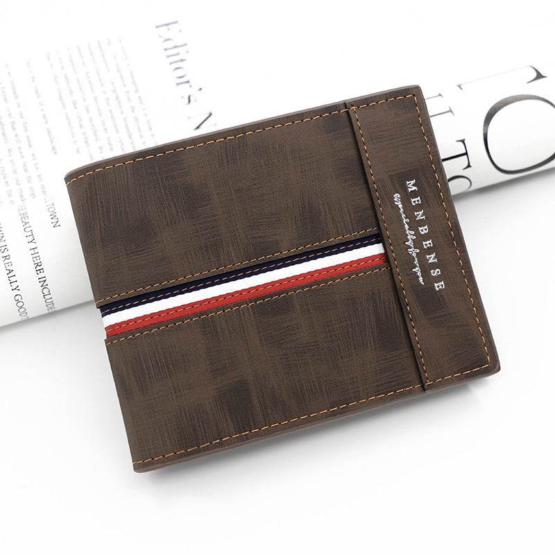 Large Capacity Tri-fold Bag Coin Bag Card Slots ID Card Wallet - Velora