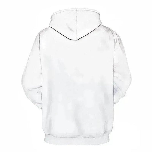 Fall Winter Mens Sweater Print Hoodie - Velora