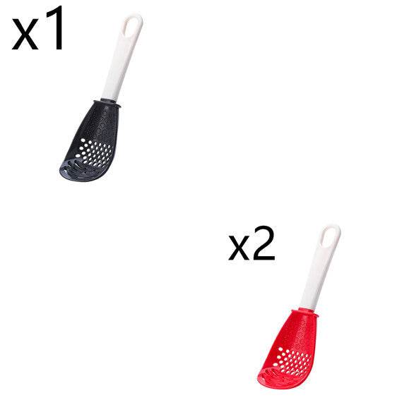 Multifunctional Slotted Spoon Grinding Cooking Spoon Mashed Auxiliary Food Ginger Garlic Spoon Press Potatoe Stir-frying Spatula Kitchen Gadget - Velora
