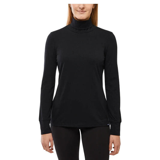 Kombi Women's Turtleneck Fleece Base Layer Tops Size: Large - Velora