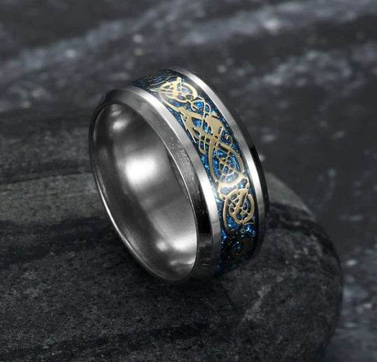 Asgard Crafted Basilisk Scale Wedding Ring - Velora
