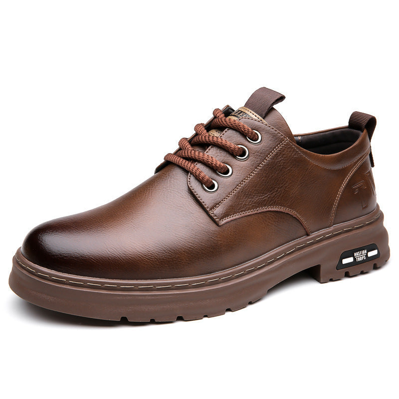 Retro Outdoor Men's Shoes Big Toe Casual Leather Shoes - Velora