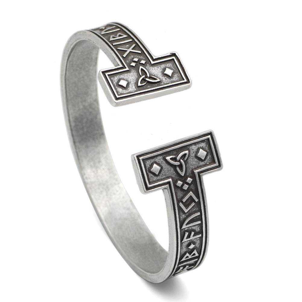 New Titanium Steel Personality Digital Text Bracelet - Velora