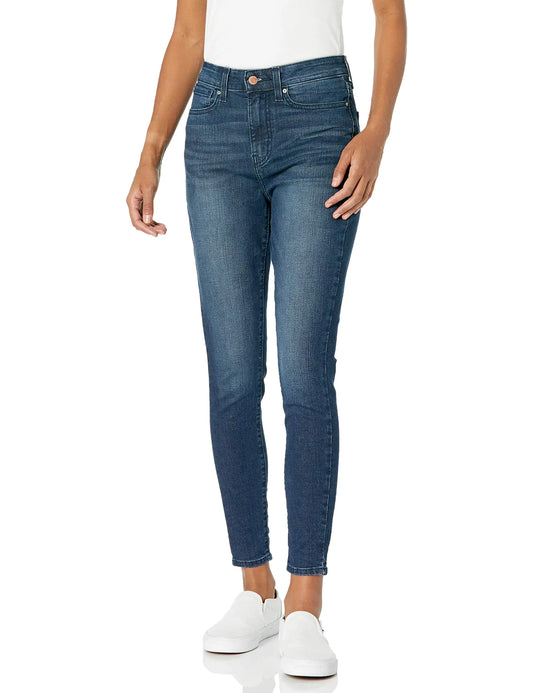 Levi Strauss Signature Gold Womens Size High Rise Super Skinny Jeans (Standard and Plus) Blue Laguna-Waterless 24 Regular
