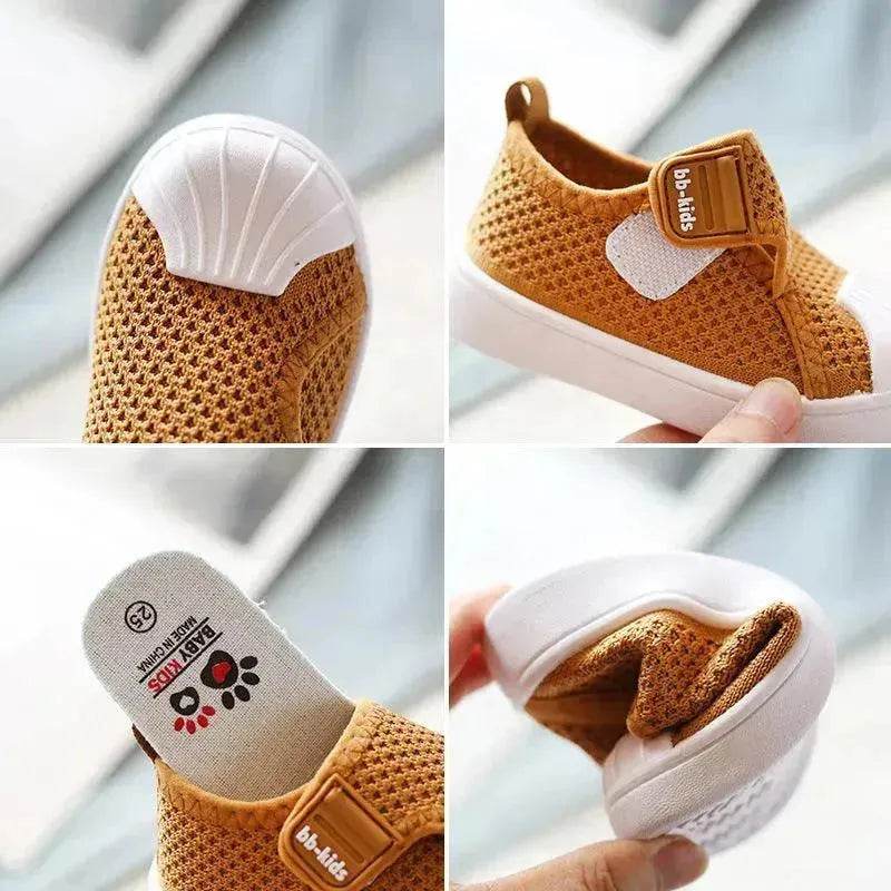 Girls Boys Casual Shoes Spring Infant Toddler Shoes Comfortable Non-slip Soft Bottom Children Sneakers Baby Kids Shoes - Velora