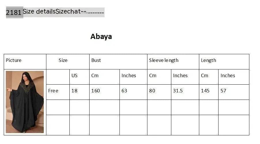 High-definition Arab Shawl Hooded Cloak