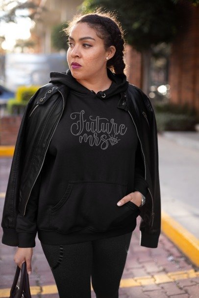 Future Mrs Rhinestone Shirt – Engaged Bride Sparkle Bling Apparel | Blingdazzel