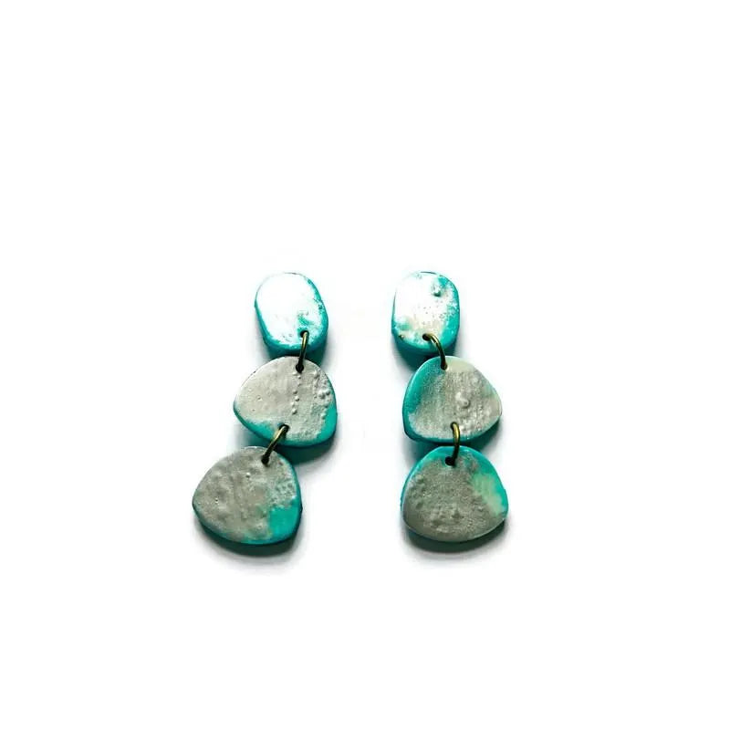 Turquoise and Silver Statement Necklace Handmade - Velora Luxury Fashion
