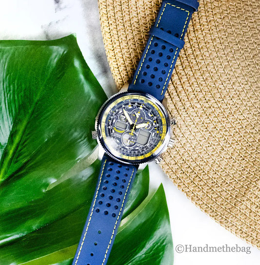 Citizen Promaster Blue Angels Leather Watch JY8031-05L