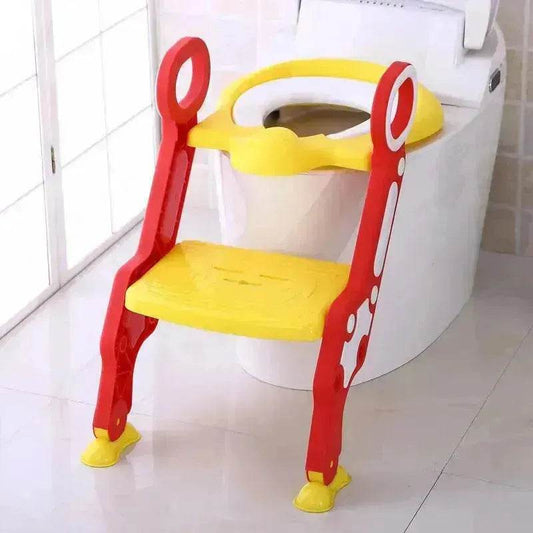 Kids Children's Foldable Stepped Toilet Ladder - Velora