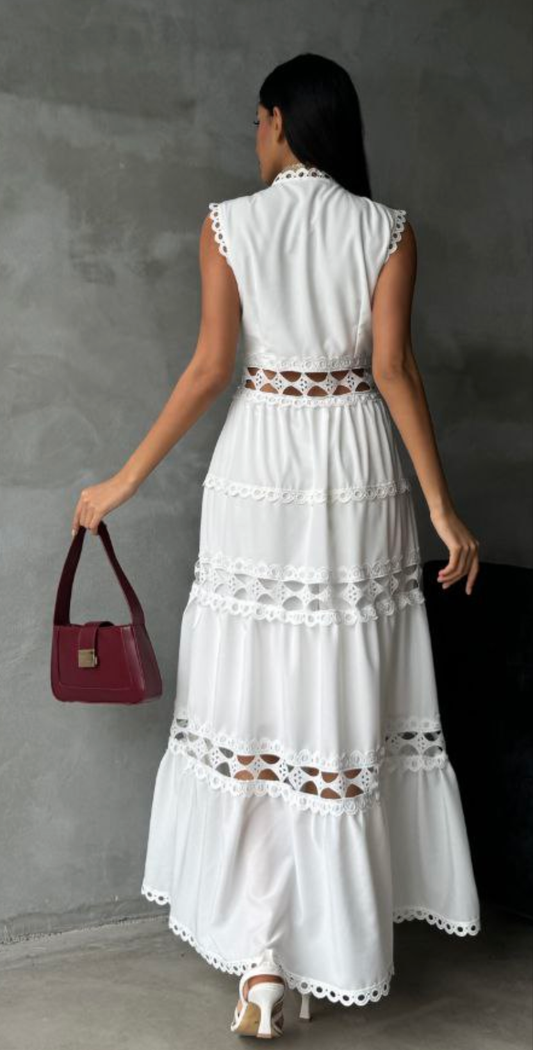 Sleeveless Long Dress Astudio.fashion