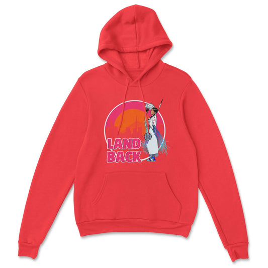 Land Back Hoodie Red Rebel Armour