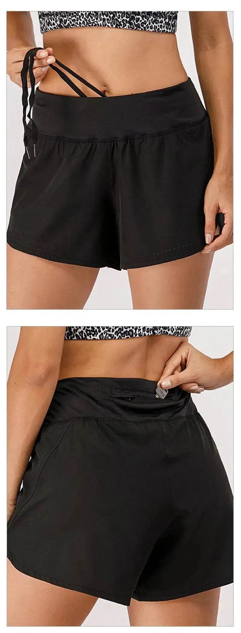 Loose Gym Running Outside Wear Drawstring Yoga Pants Pockets - Velora
