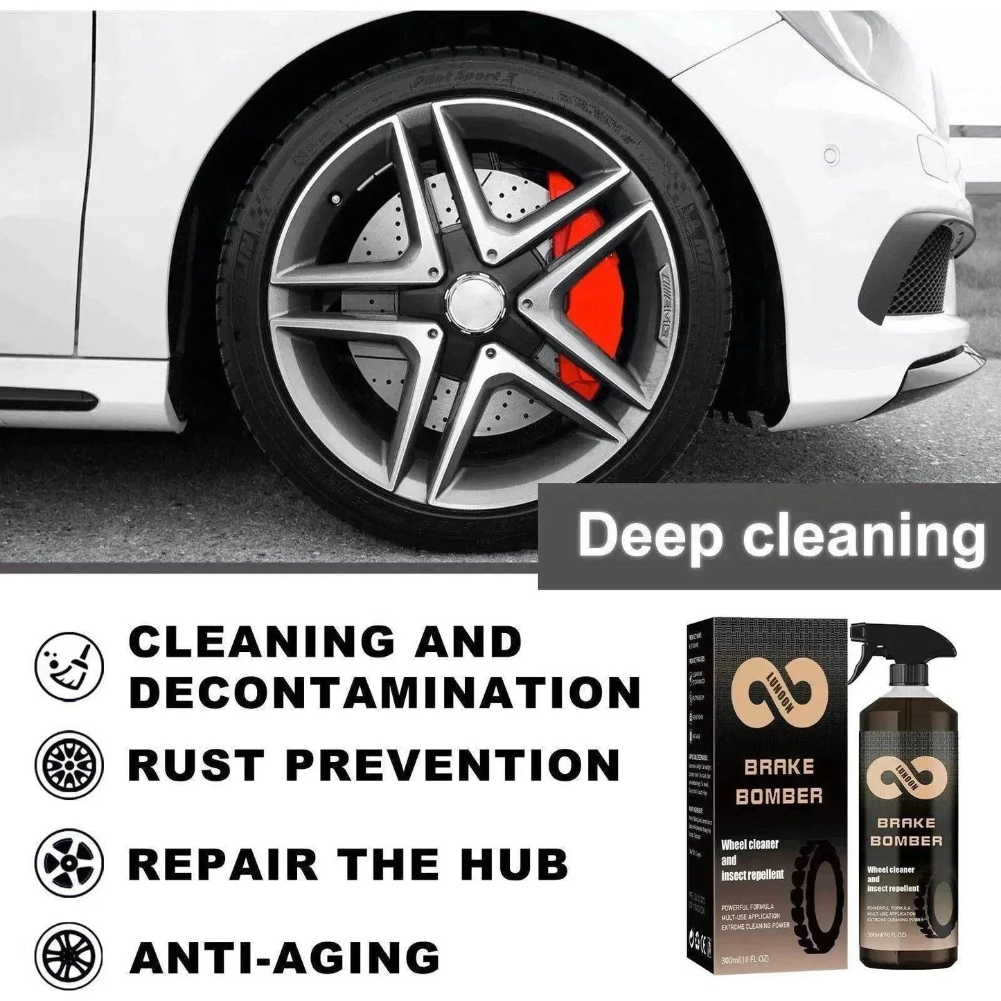 Multipurpose Rust Removal Cleaning Agent , Insect repellent suitable for stainless and Car Tire - Velora