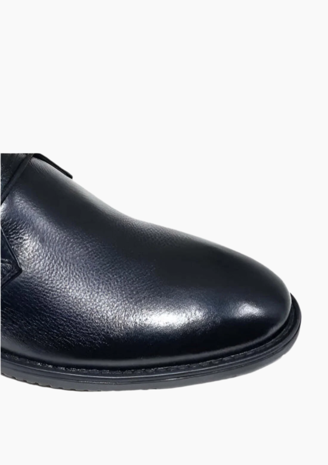 OHM Natural Grained Classic Leather Ankle Boot - Velora