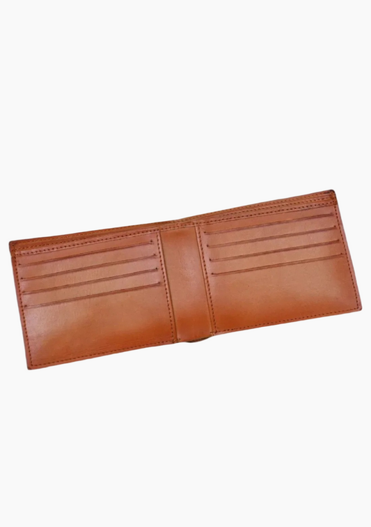 OHM Wealthy Cut Edge Next Generation Wallet in Cognac - Velora