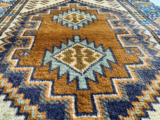 Persian Turkmen Rug | 1' 10β x 2' 7" - Velora
