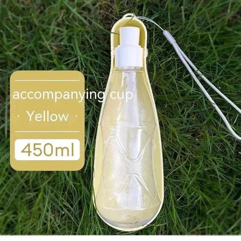 Pet Water Cup Outdoor Portable Folding Dog Water Bottle 550ml Large Capacity Medium To Large Dog Drinking Bottle - Velora