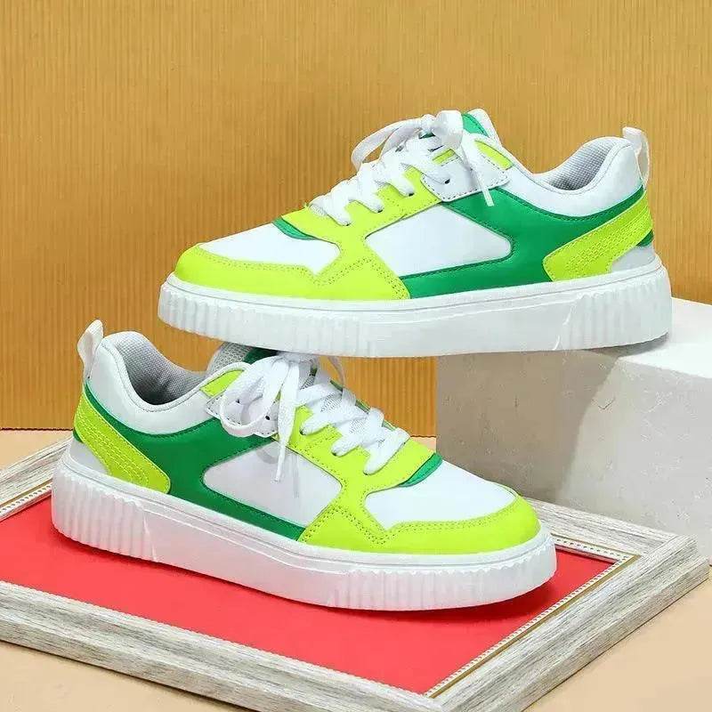 Platform Fashion Lace-up Casual Sneaker Soft Bottom Comfortable - Velora