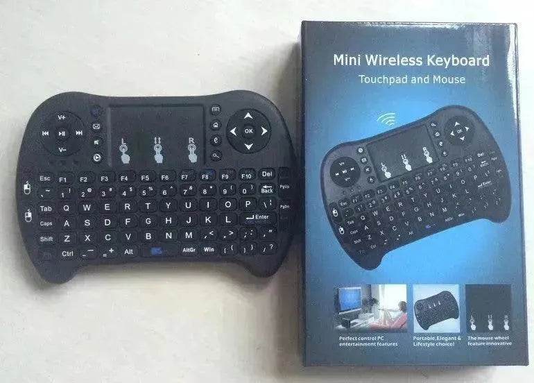 Private Mode I8 Flying Squirrel Smart Touch Game USB2.4G Full Keyboard TV Brain Wireless Remote Control - Velora