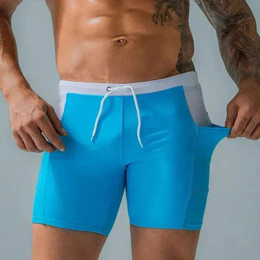 Professional Swimming Trunks With Side Pockets - Velora
