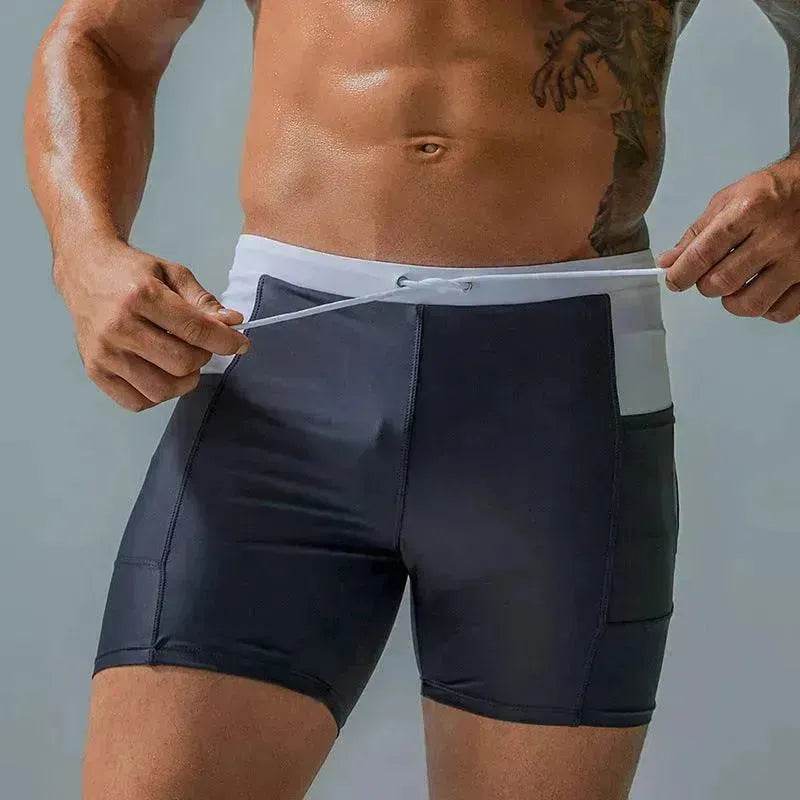 Professional Swimming Trunks With Side Pockets - Velora