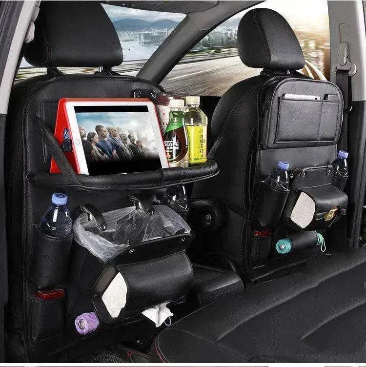 PU Leather Car Storage Bag Multifunction Seat Back Tray Hanging Bag Waterproof Car Seat Organizer Automotive Interior Accessories EX-STOCK Canada