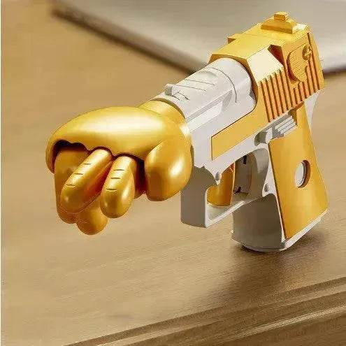 Punch Gun Rock, Paper, Scissor Game Props Decompression Kids Fun Toy EX-STOCK Canada