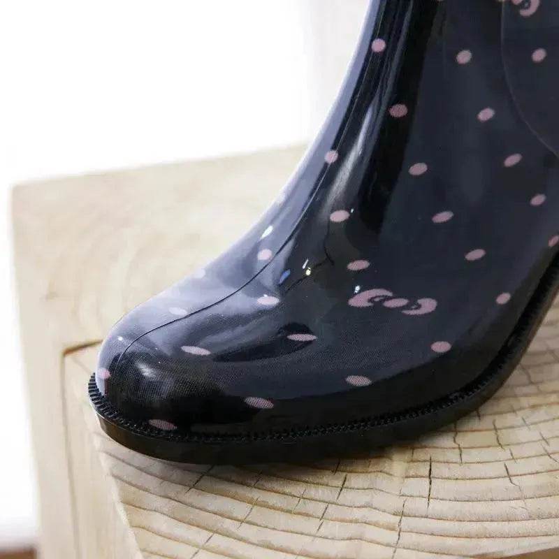 Rain Shoes With High Heels Waterproof Female Skid - Velora