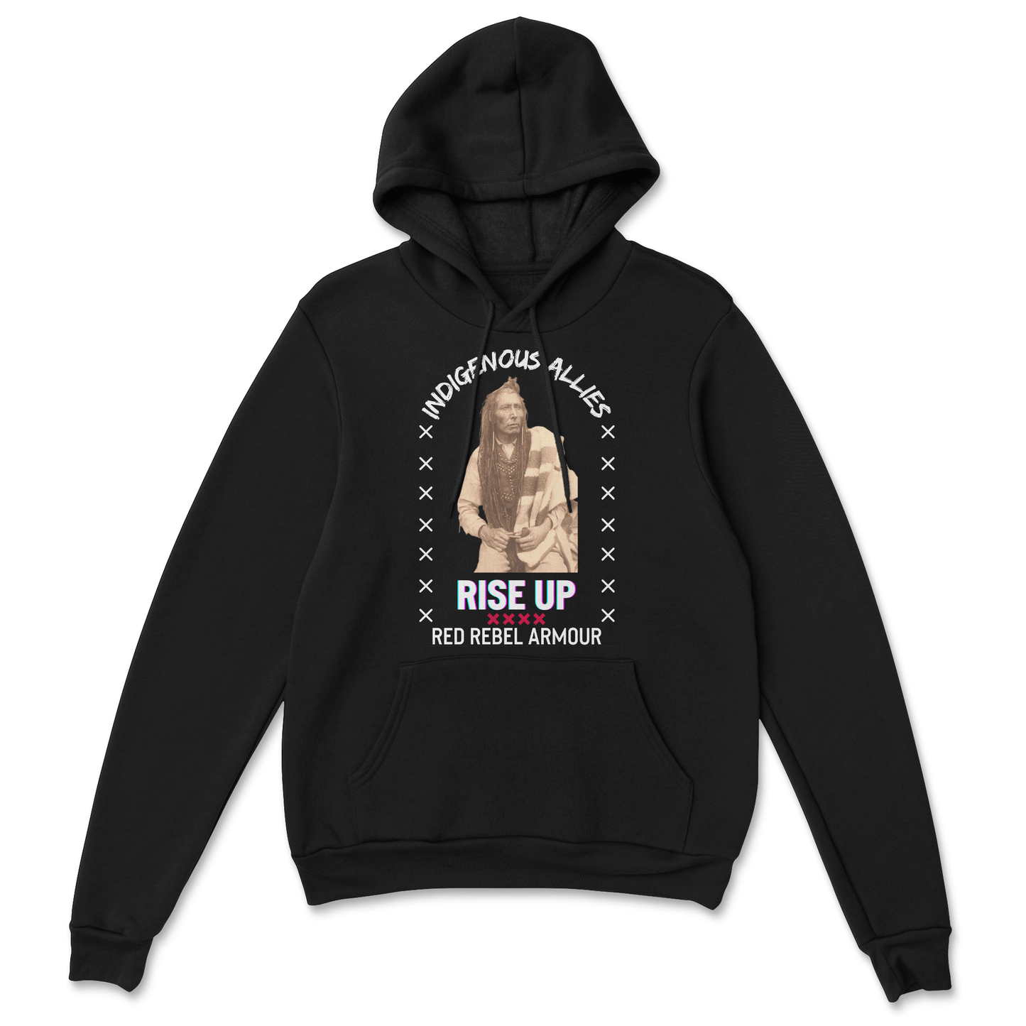 Indigenous Allies Rise Up Hoodie - Velora