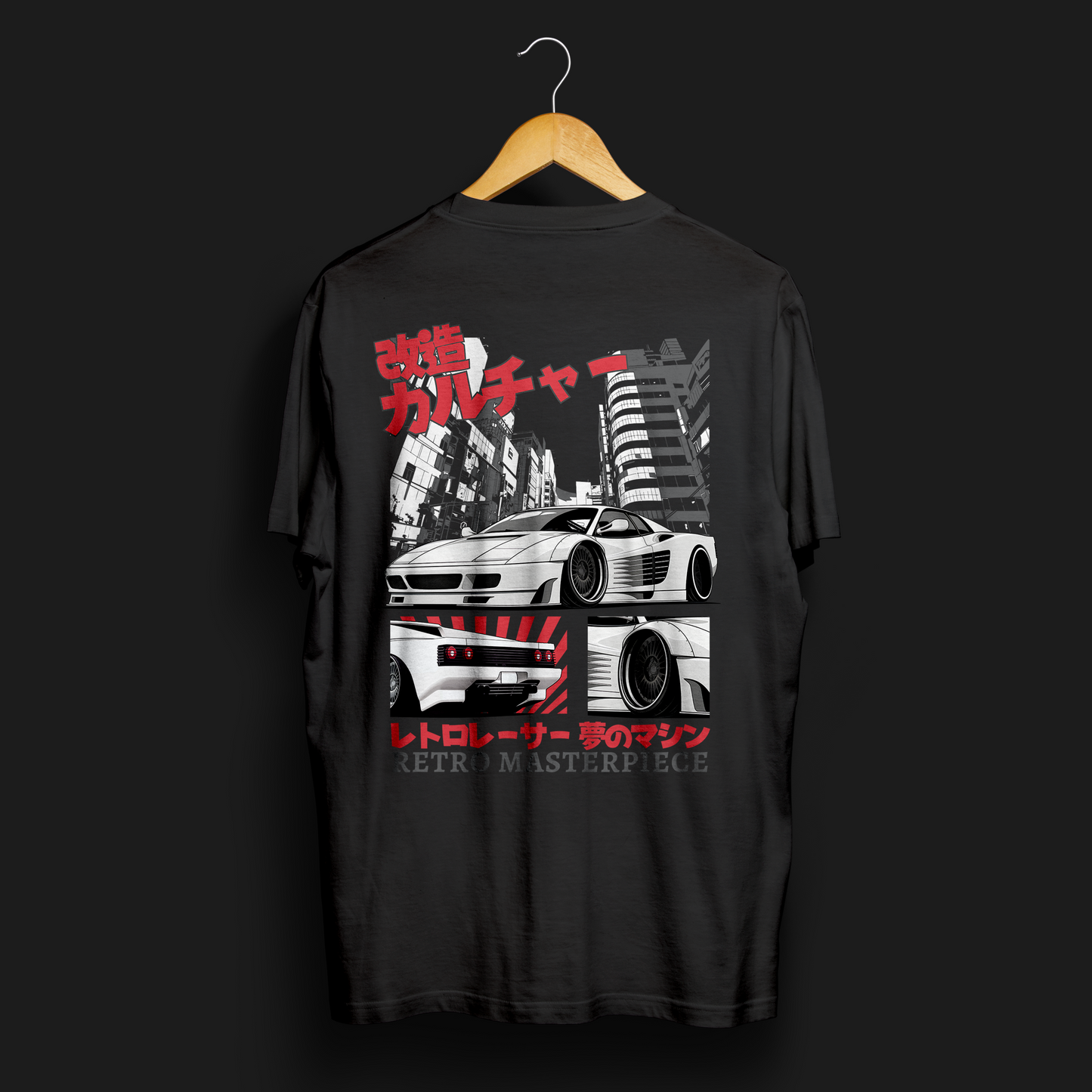 Retro Masterpiece Car Culture Automotive Graphic T-Shirt | Mens & Womens (Unisex) - Velora