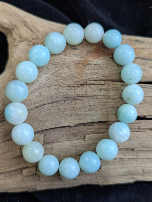 Amazonite Bracelet — 8mm & Chip