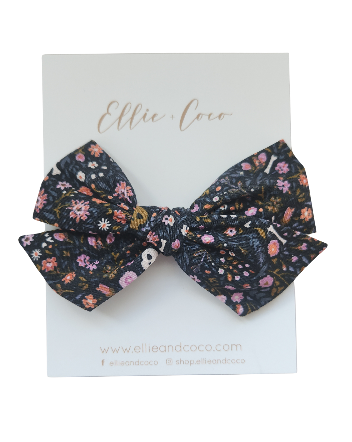 Skulls + Bones Oversize Bow - Velora