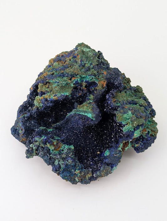 Sparkling Azurite and Malachite Vug - 3.5 x 3 x 2.5 Inches, Anhui Province